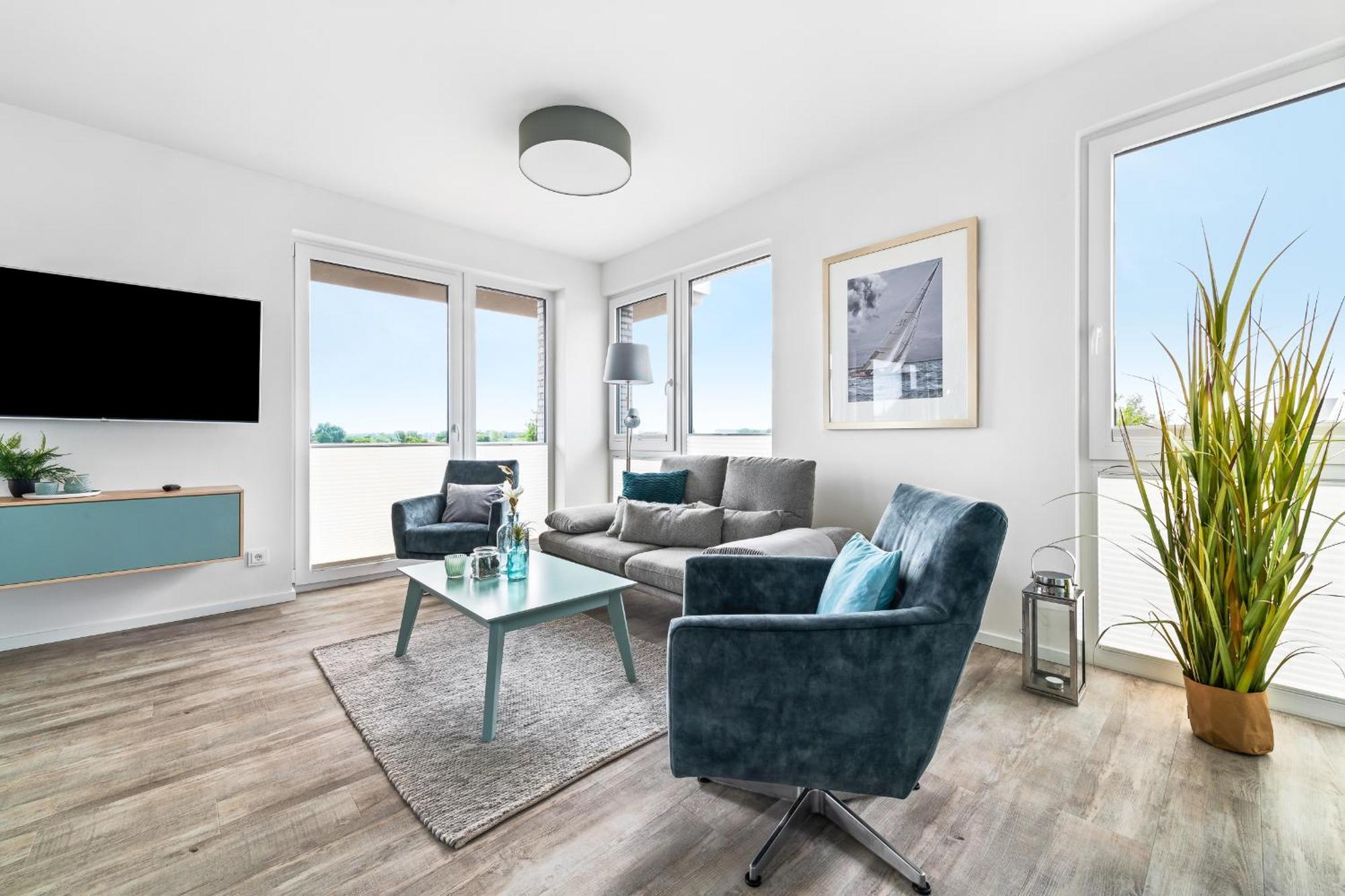 Beachterraceone - Eg, Meerblick, Terrasse, Kamin, Sauna Olpenitz Exteriér fotografie