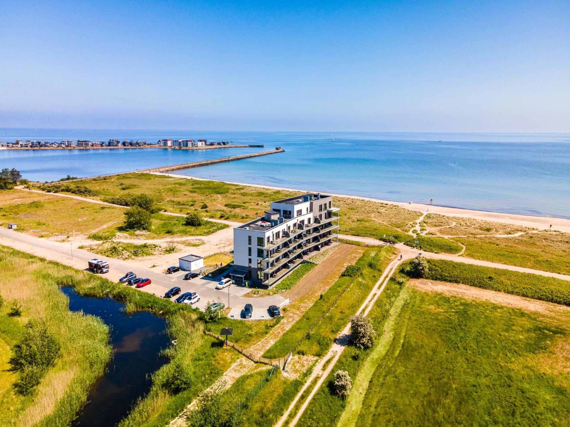 Beachterraceone - Eg, Meerblick, Terrasse, Kamin, Sauna Olpenitz Exteriér fotografie