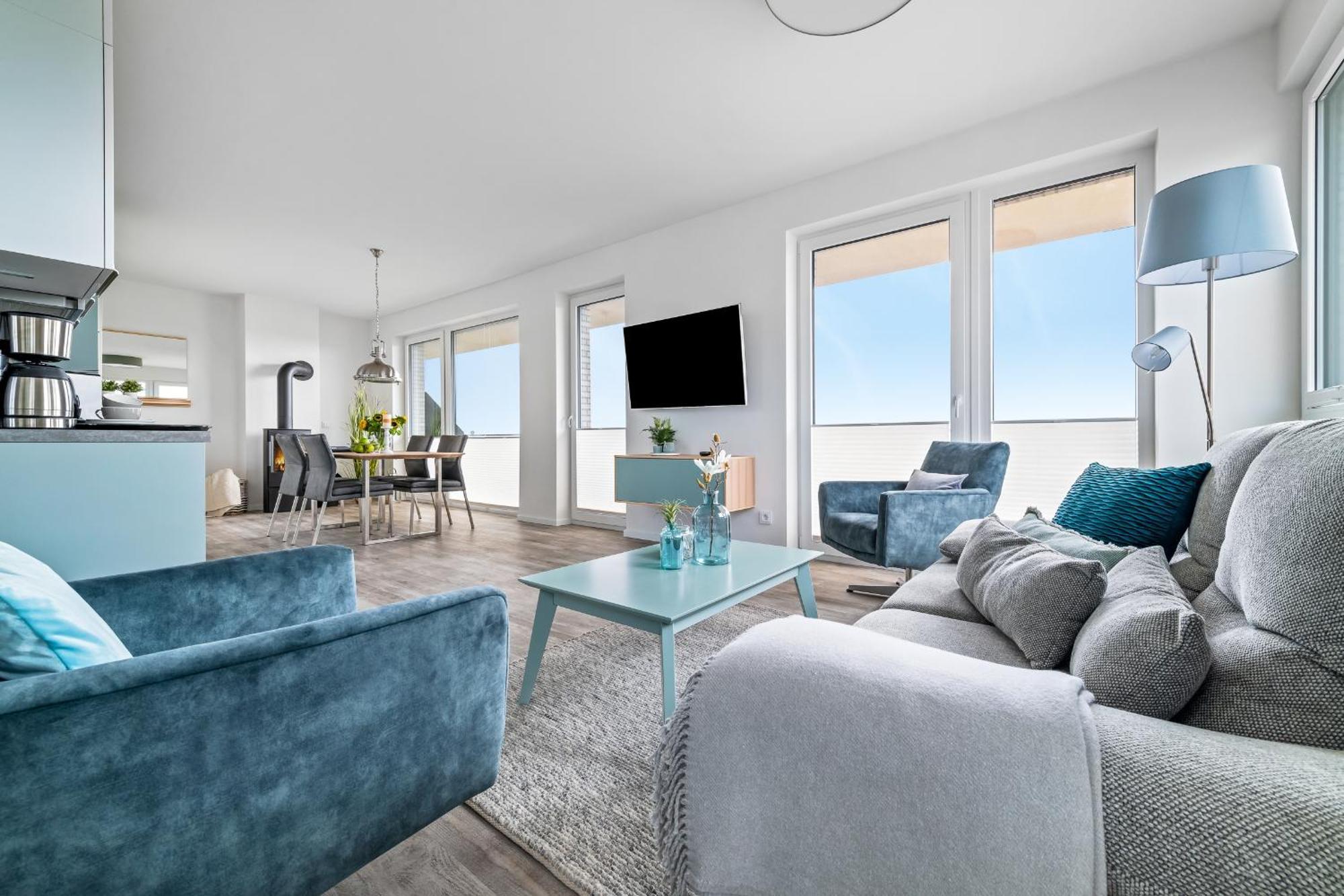 Beachterraceone - Eg, Meerblick, Terrasse, Kamin, Sauna Olpenitz Exteriér fotografie